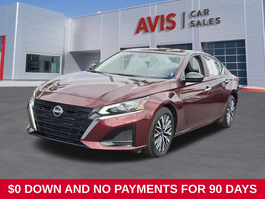 Garnet Pearl 2025 Nissan Altima Sedan Front-Wheel Drive Continuously Variable Transmission