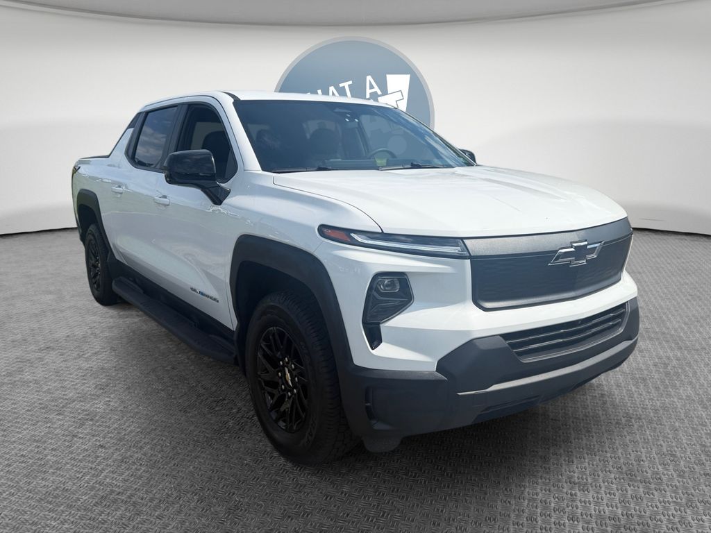 Summit White 2024 Chevrolet Silverado EV Pickup Truck All-Wheel Drive 1-Speed Automatic