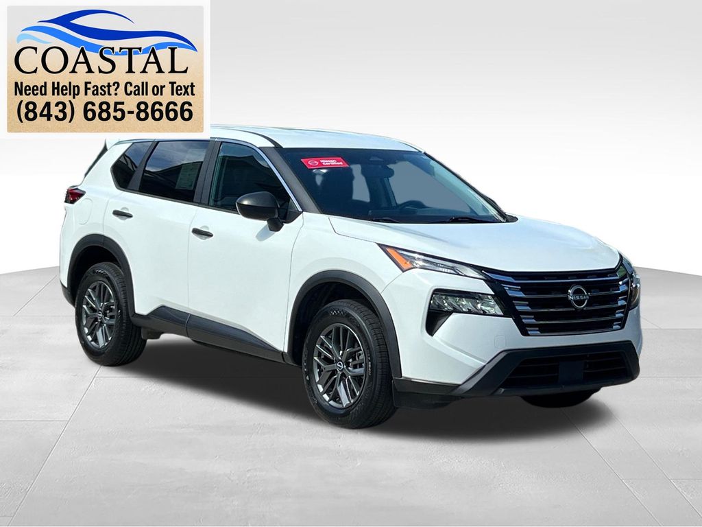 2024 Nissan Rogue S White at Coastal Chevrolet Cadillac