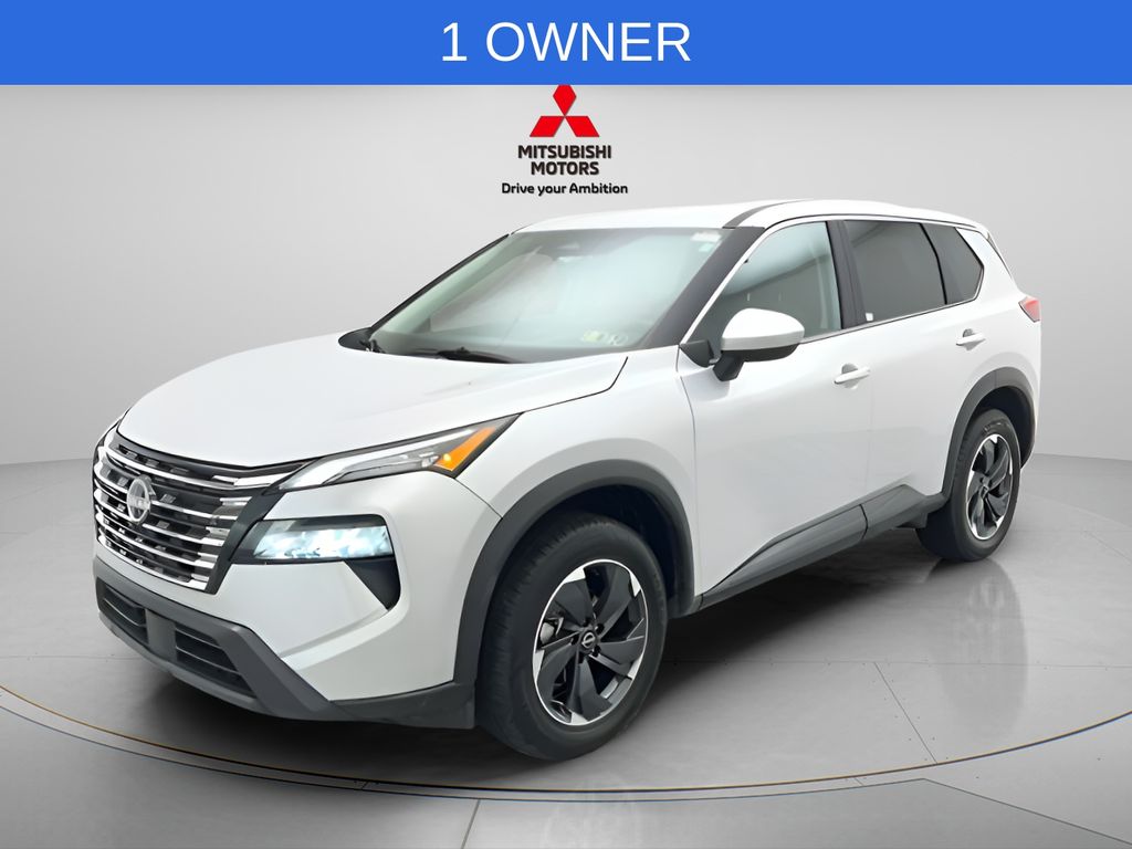 Brilliant Silver Metallic 2025 Nissan Rogue SV AWD SUV / Crossover All-Wheel Drive Continuously Variable Transmission