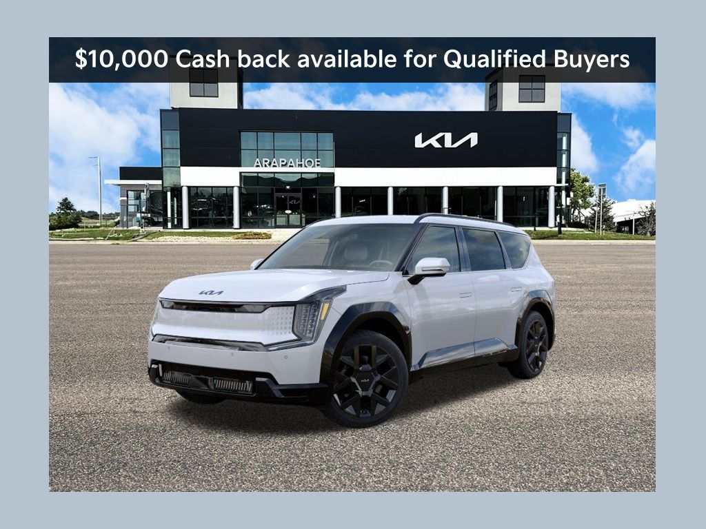 Glacial White Pearl 2026 Kia EV9 SUV / Crossover All-Wheel Drive 1-Speed Automatic
