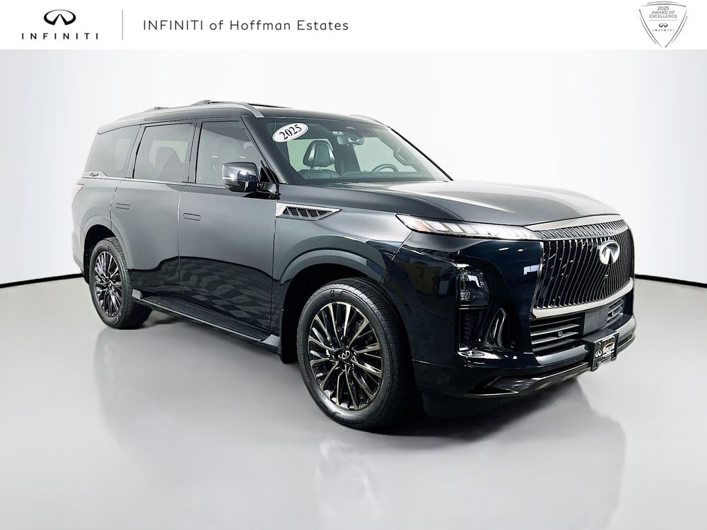 Mineral Black 2025 INFINITI QX80 Autograph 4WD SUV / Crossover All-Wheel Drive 9-Speed Automatic