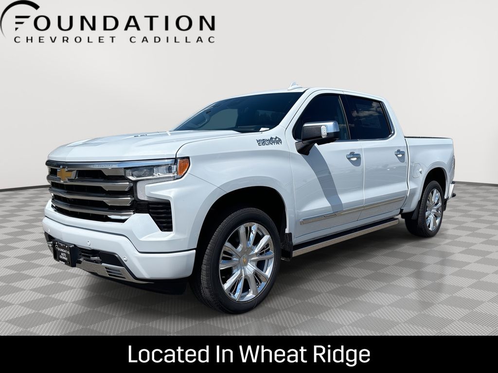 Polar White Tricoat 2026 Chevrolet Silverado 1500 Pickup Truck Four-Wheel Drive Automatic