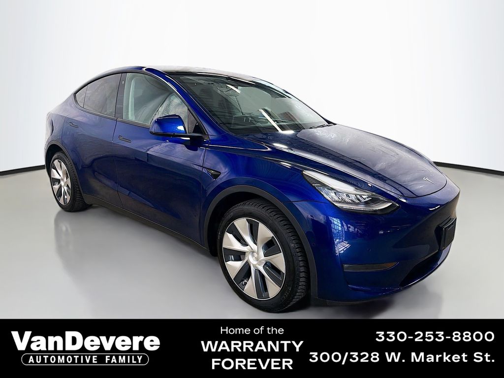 Blue 2020 Tesla Model Y Long Range AWD SUV / Crossover All-Wheel Drive 1-Speed Automatic