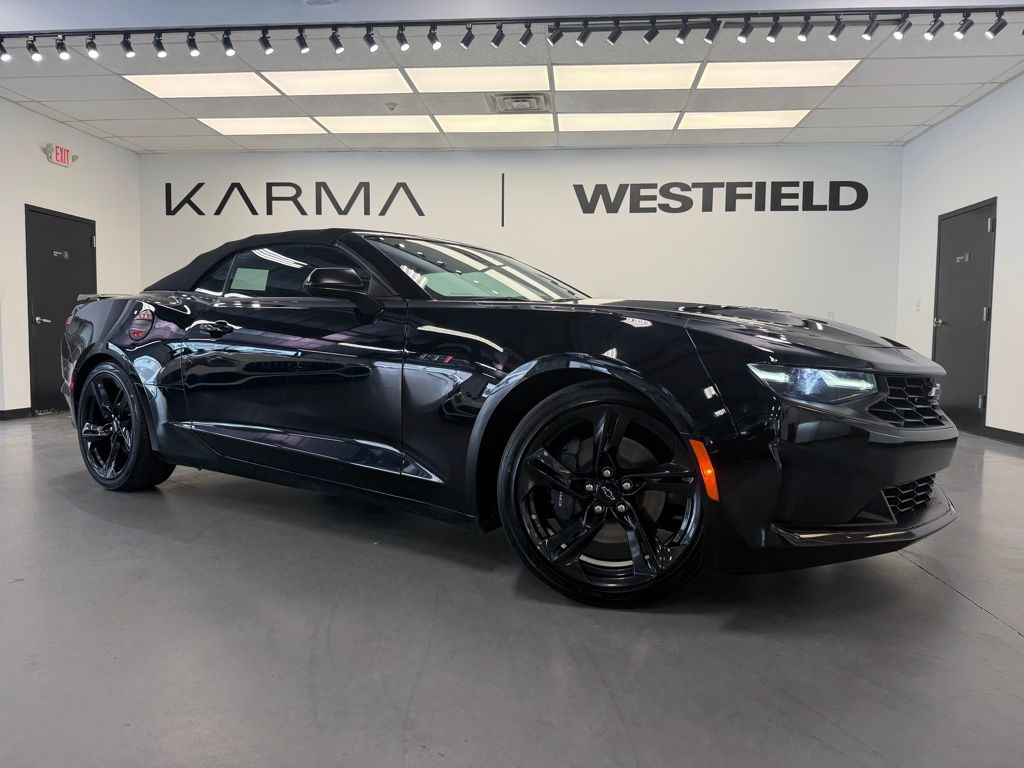Black 2023 Chevrolet Camaro LT1 Convertible RWD Convertible Rear-Wheel Drive Automatic