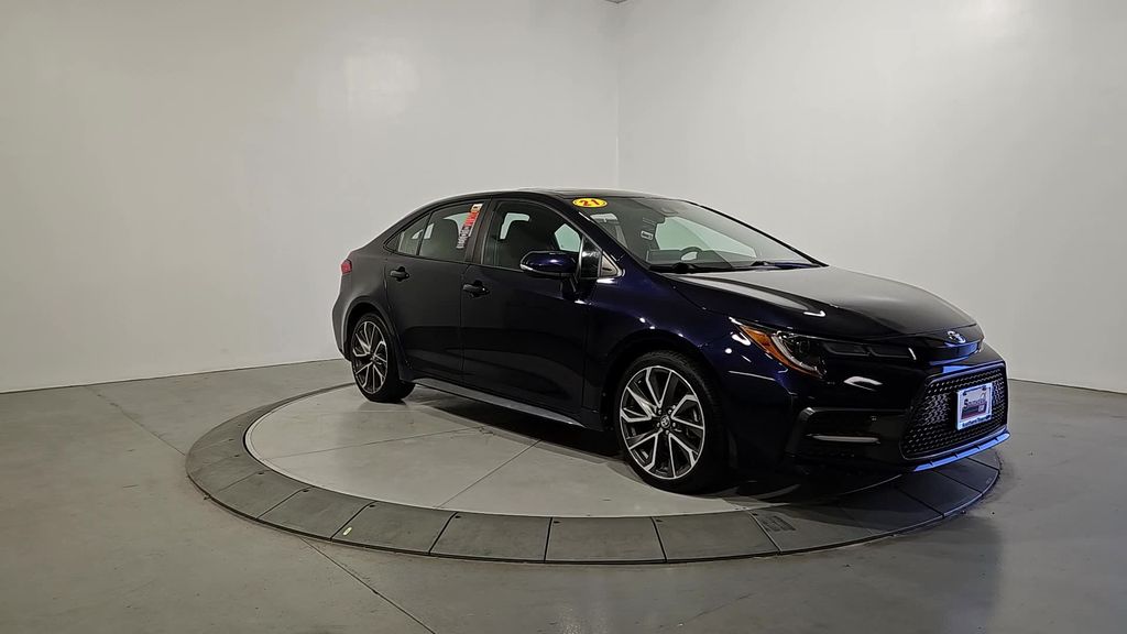 Used 2021 Black Toyota SE image 8