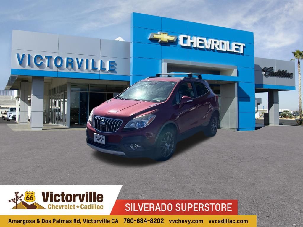 Winterberry Red Metallic 2016 Buick Encore SUV / Crossover All-Wheel Drive 6-Speed Automatic Overdrive