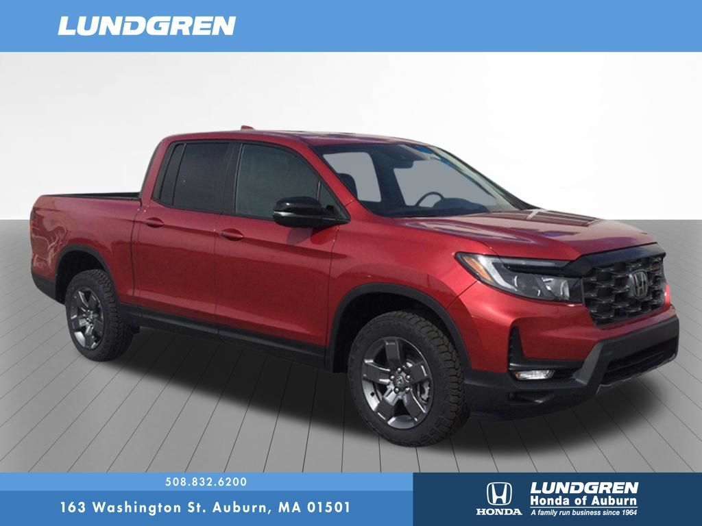 Radiant Red Metallic II 2026 Honda Ridgeline Pickup Truck All-Wheel Drive 9-Speed Automatic