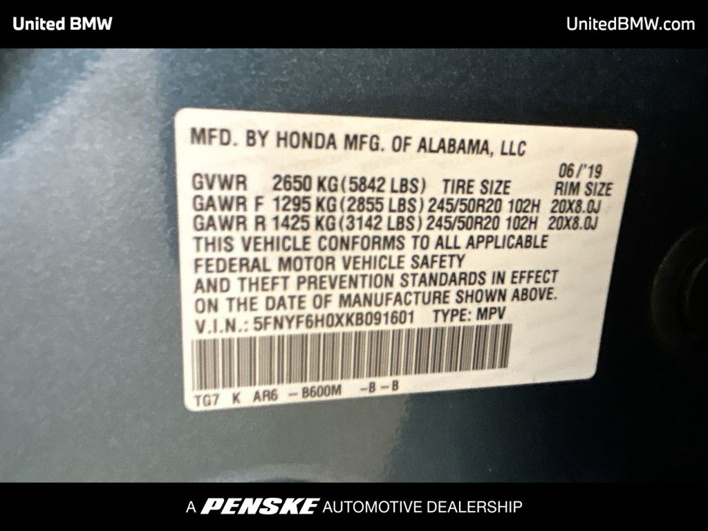 Thumbnail: 2019 Honda Pilot - 24