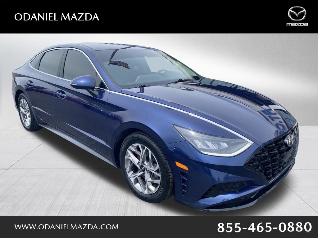 Stormy Blue 2021 Hyundai Sonata SEL FWD Sedan Front-Wheel Drive 8-Speed Automatic Overdrive