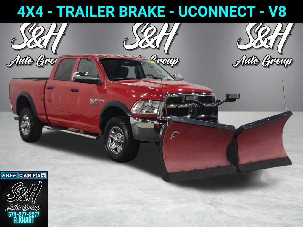 Flame Red Clearcoat 2018 RAM 2500 Pickup Truck Four-Wheel Drive 6-Speed Automatic