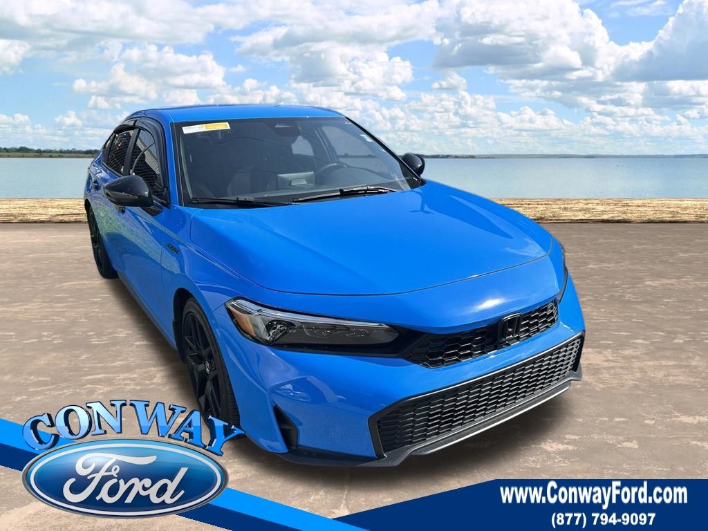 Blue Pearl 2025 Honda Civic Hatchback Hatchback Front-Wheel Drive Continuously Variable Transmission