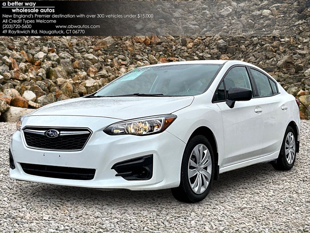 Crystal White Pearl 2018 Subaru Impreza 2.0i Sedan AWD Sedan All-Wheel Drive Continuously Variable Transmission