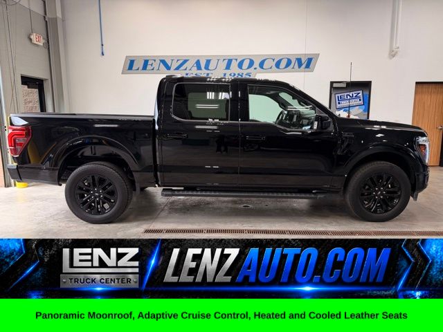Agate Black Metallic 2025 Ford F-150 Pickup Truck Four-Wheel Drive Automatic