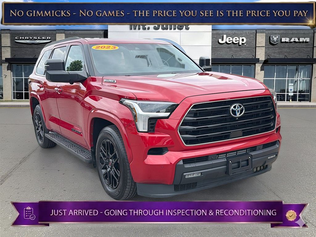 Supersonic Red 2023 Toyota Sequoia SR5 4WD SUV / Crossover Four-Wheel Drive Automatic