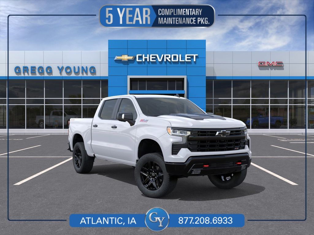 Summit White 2026 Chevrolet Silverado 1500 Pickup Truck Four-Wheel Drive Automatic