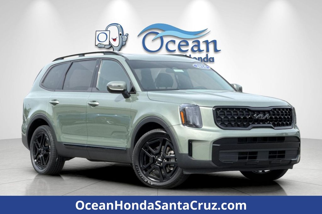 Jungle Green 2024 Kia Telluride EX X-Line AWD SUV / Crossover All-Wheel Drive 8-Speed Automatic