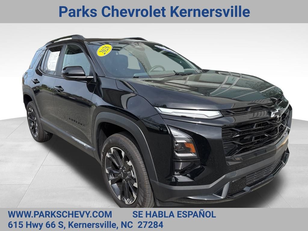 Black Metallic 2026 Chevrolet Equinox RS FWD SUV / Crossover Front-Wheel Drive Continuously Variable Transmission