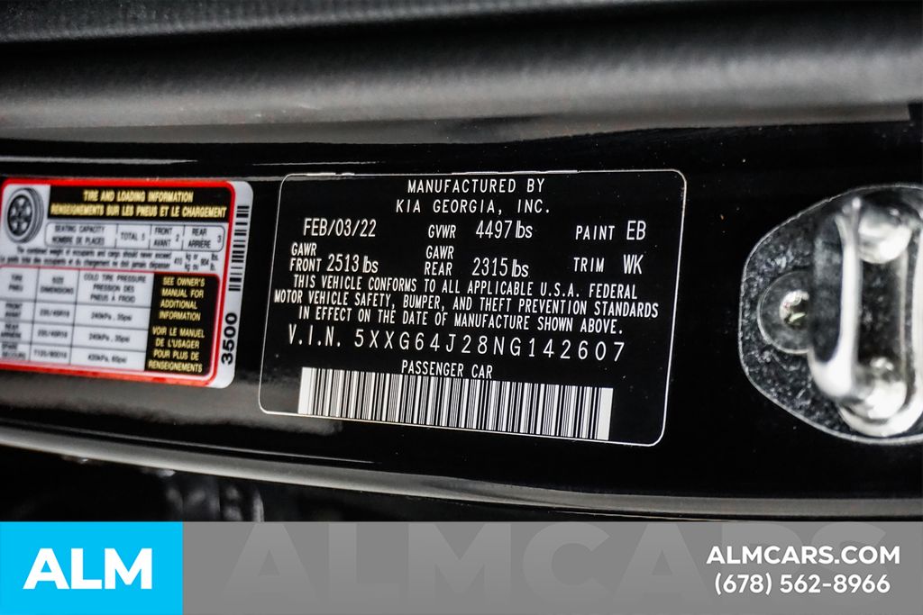 Used 2022 Black Kia GT-Line image 57