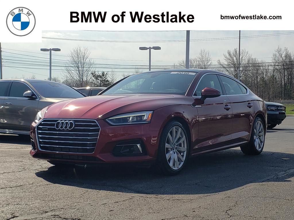 Matador Red Metallic 2018 Audi A5 Sportback 2.0T quattro Prestige AWD Sedan All-Wheel Drive 7-Speed Automatic