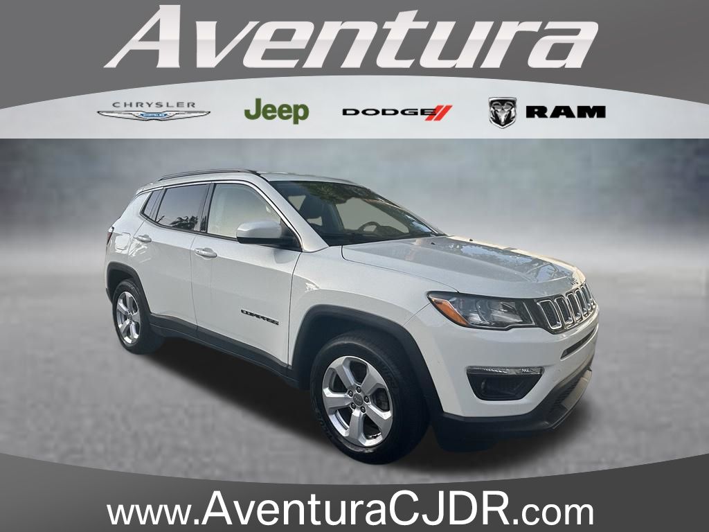 White Clearcoat 2018 Jeep Compass SUV / Crossover Front-Wheel Drive 6-Speed Automatic