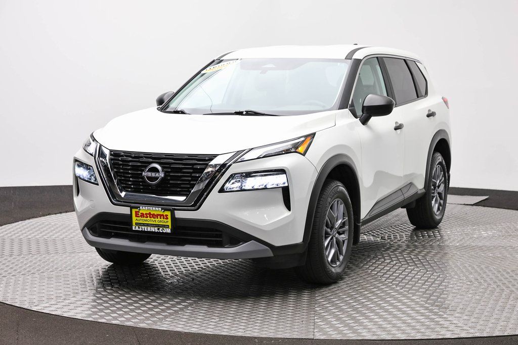 Glacier White 2023 Nissan Rogue SUV / Crossover All-Wheel Drive Continuously Variable Transmission