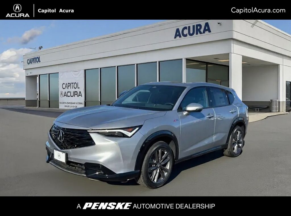 Silver Metallic 2025 Acura ADX SH-AWD with A-SPEC Package SUV / Crossover All-Wheel Drive Continuously Variable Transmission