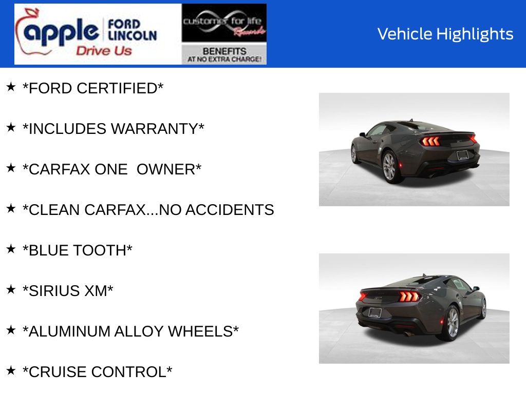 2024 Ford Mustang GT Premium Fastback