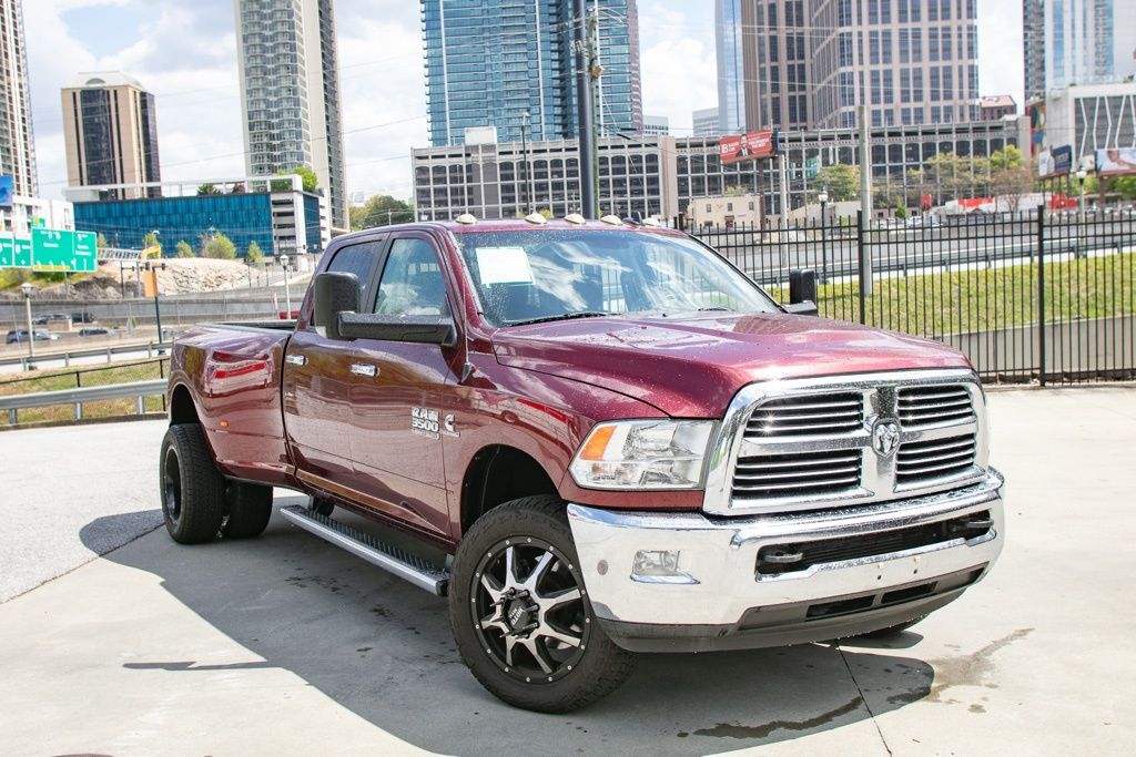 Delmonico Red Pearlcoat 2017 RAM 3500 Lone Star Crew Cab LB DRW 4WD Pickup Truck Four-Wheel Drive 6-Speed Automatic
