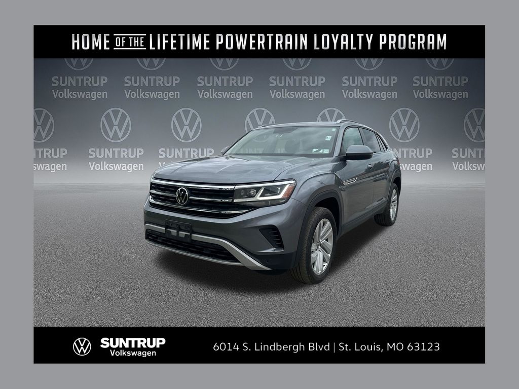 Platinum Gray Metallic 2022 Volkswagen Atlas Cross Sport SUV / Crossover All-Wheel Drive 8-Speed Automatic