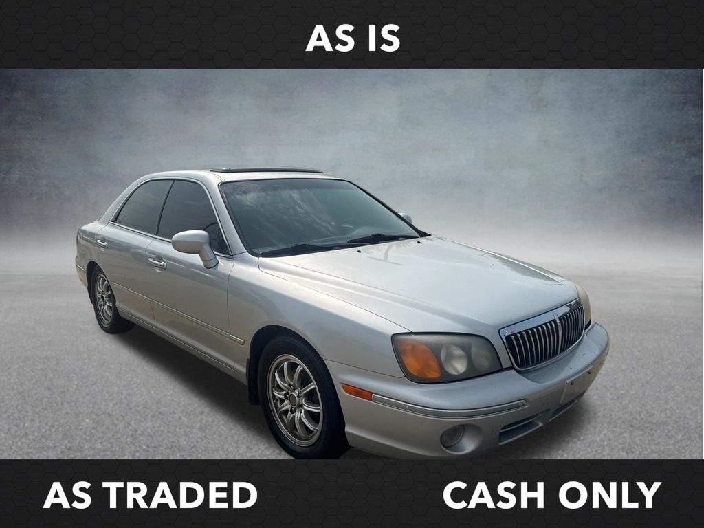 Silver 2002 Hyundai XG350 Sedan  5-Speed Automatic