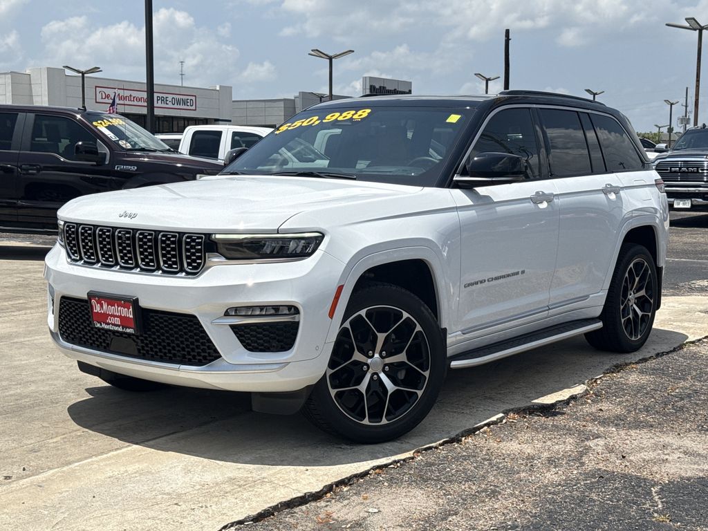 2025 Jeep Grand Cherokee Summit Reserve White at Victoria Chrysler Dodge Jeep Ram