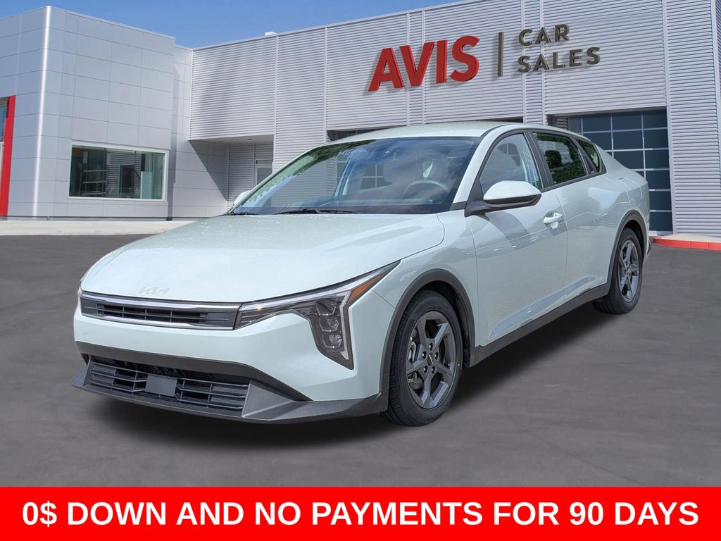 Morning Haze 2025 Kia K4 LXS FWD Sedan Front-Wheel Drive Continuously Variable Transmission