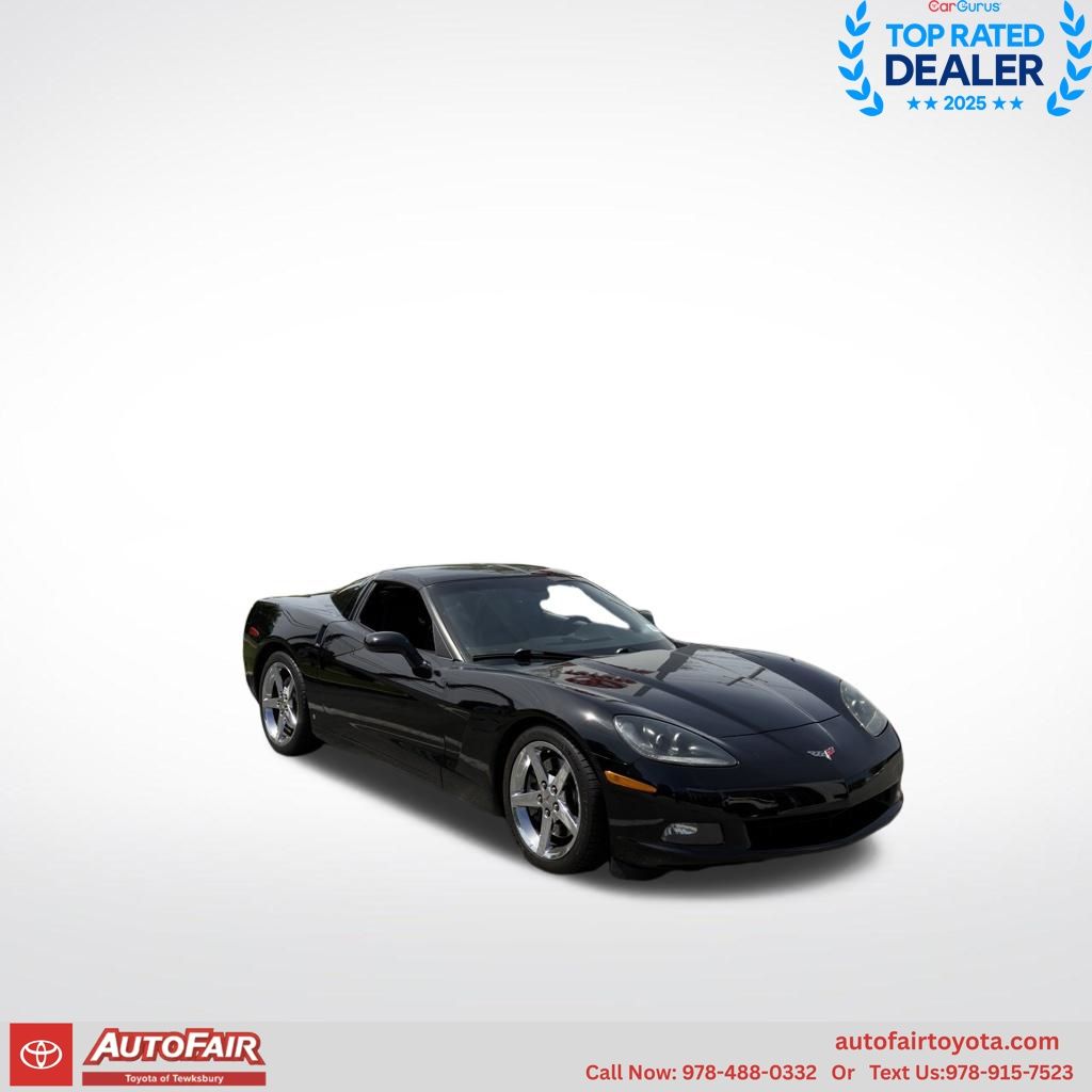 Black 2007 Chevrolet Corvette Coupe RWD Coupe Rear-Wheel Drive 6-Speed Automatic