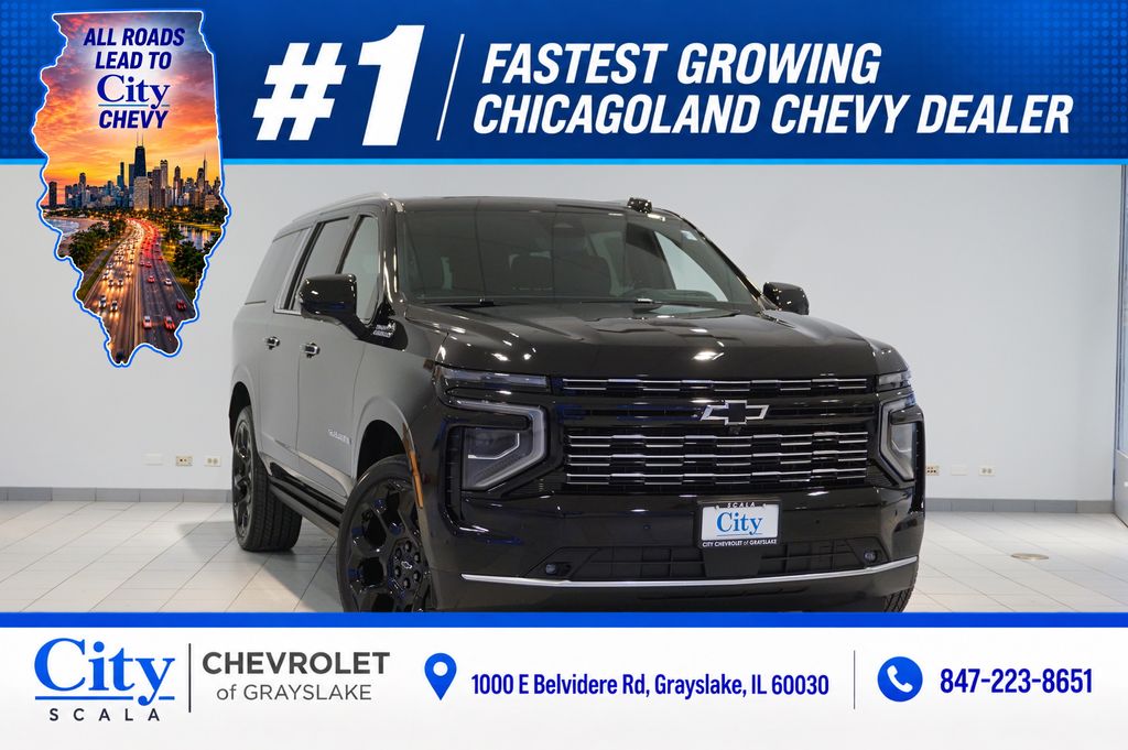 Black 2026 Chevrolet Suburban SUV / Crossover Four-Wheel Drive 