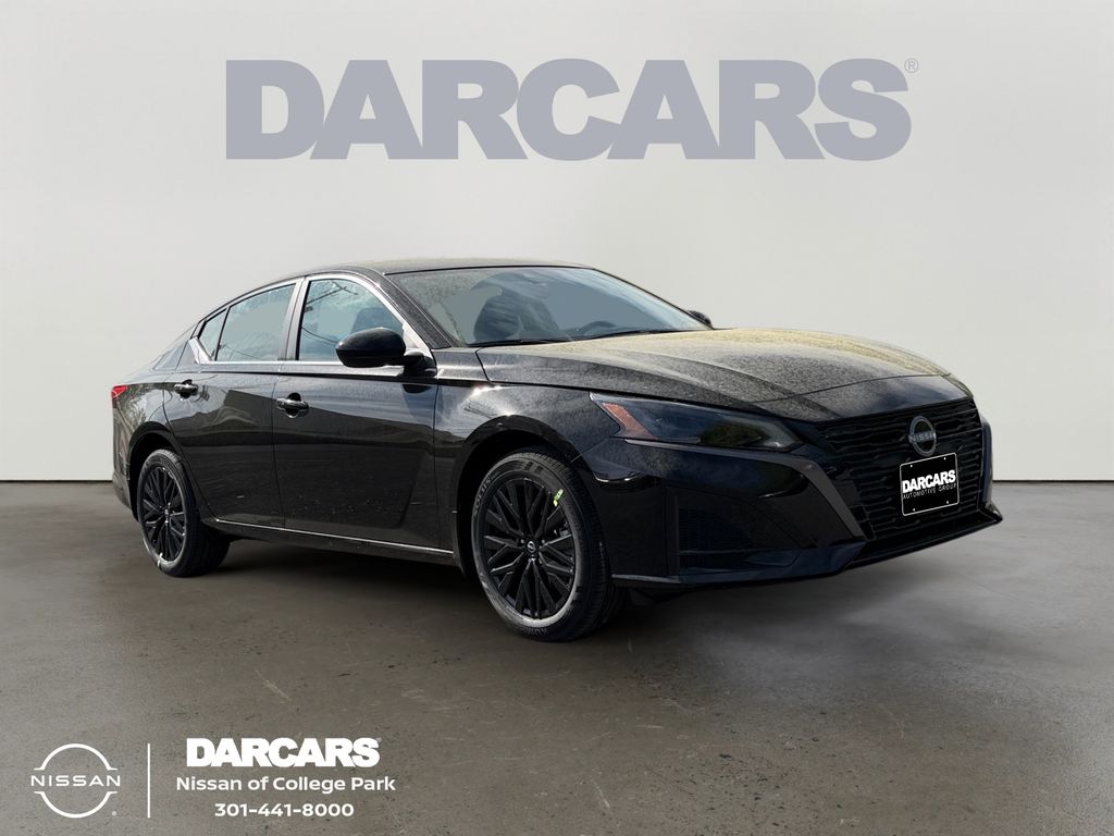 Super Black Clearcoat 2026 Nissan Altima 2.5 SV AWD Sedan All-Wheel Drive Continuously Variable Transmission