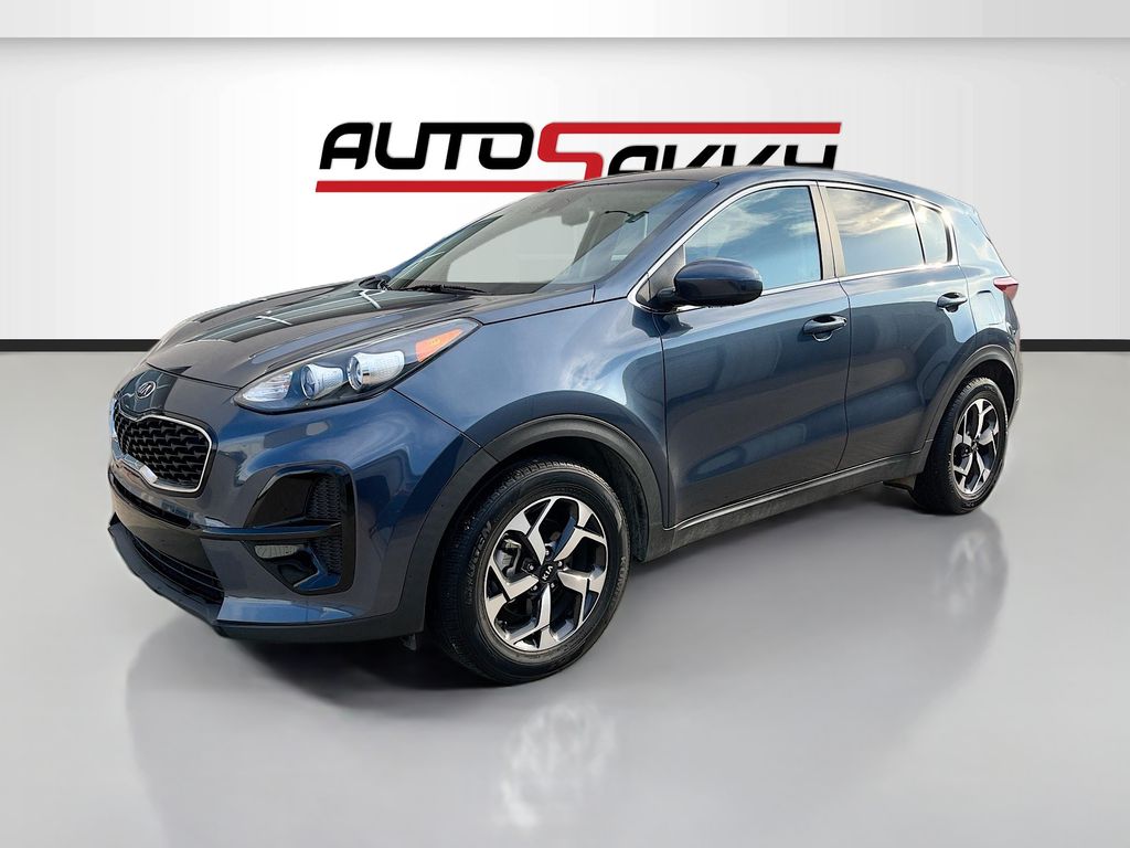 Used 2022 Blue Kia LX image 3