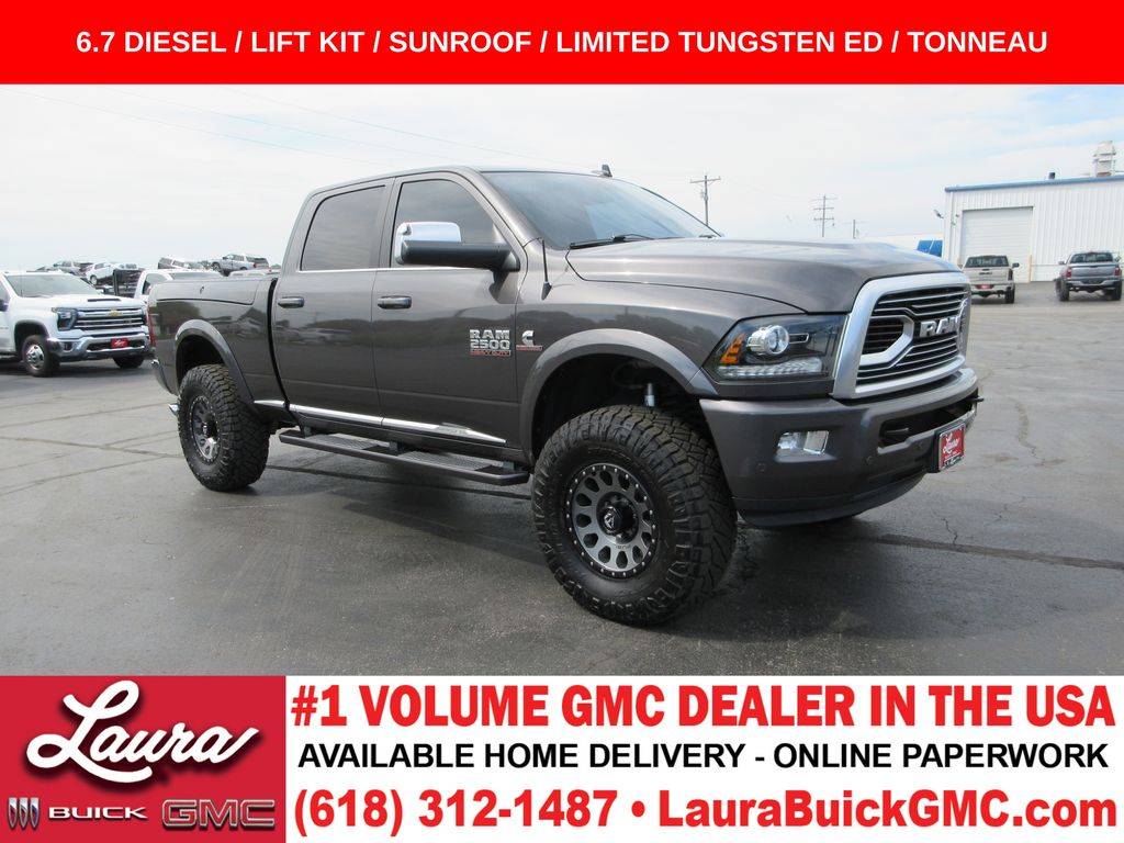 Gray (Granite Crystal Metallic Clearcoat) 2018 RAM 2500 Pickup Truck Four-Wheel Drive 6-Speed Automatic