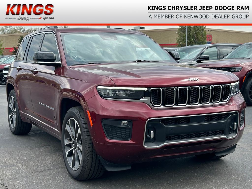 Velvet Red Pearlcoat 2023 Jeep Grand Cherokee Overland 4WD SUV / Crossover Four-Wheel Drive 8-Speed Automatic