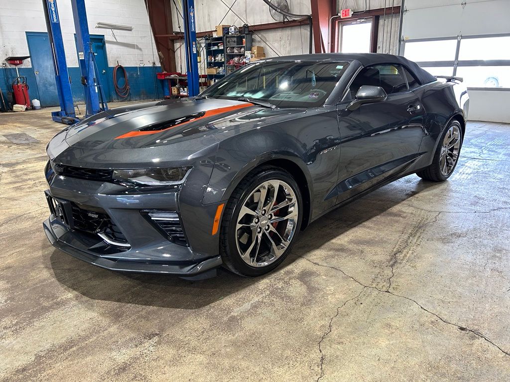 Nightfall Gray Metallic 2017 Chevrolet Camaro 2SS Convertible RWD Convertible Rear-Wheel Drive 6-Speed Manual