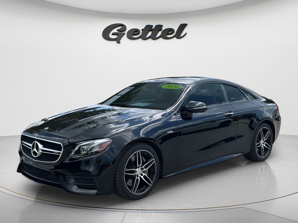 Black 2020 Mercedes-Benz E-Class Coupe All-Wheel Drive 9-Speed Automatic
