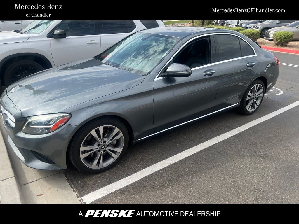 Selenite Gray Metallic 2019 Mercedes-Benz C-Class Sedan Rear-Wheel Drive 9-Speed Automatic