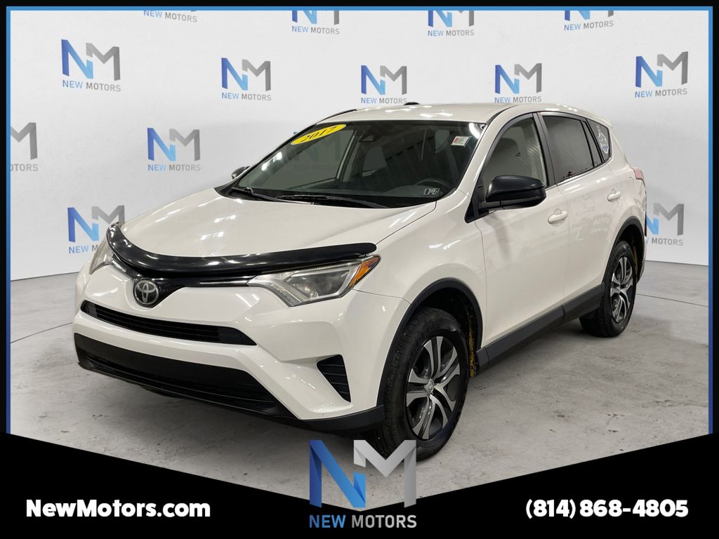 Super White 2017 Toyota RAV4 SUV / Crossover All-Wheel Drive 6-Speed Automatic