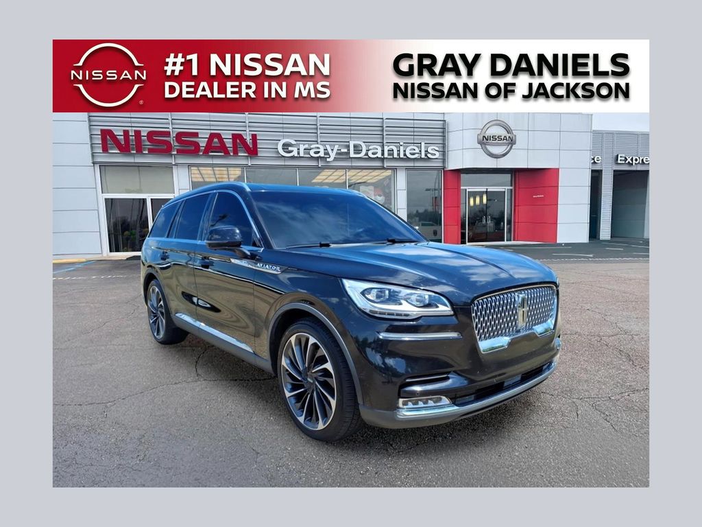 Black 2021 Lincoln Aviator SUV / Crossover Rear-Wheel Drive Automatic