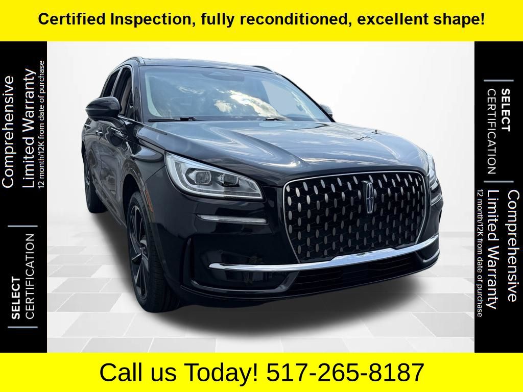 Infinite Black Metallic Clearcoat 2023 Lincoln Corsair SUV / Crossover All-Wheel Drive Continuously Variable Transmission