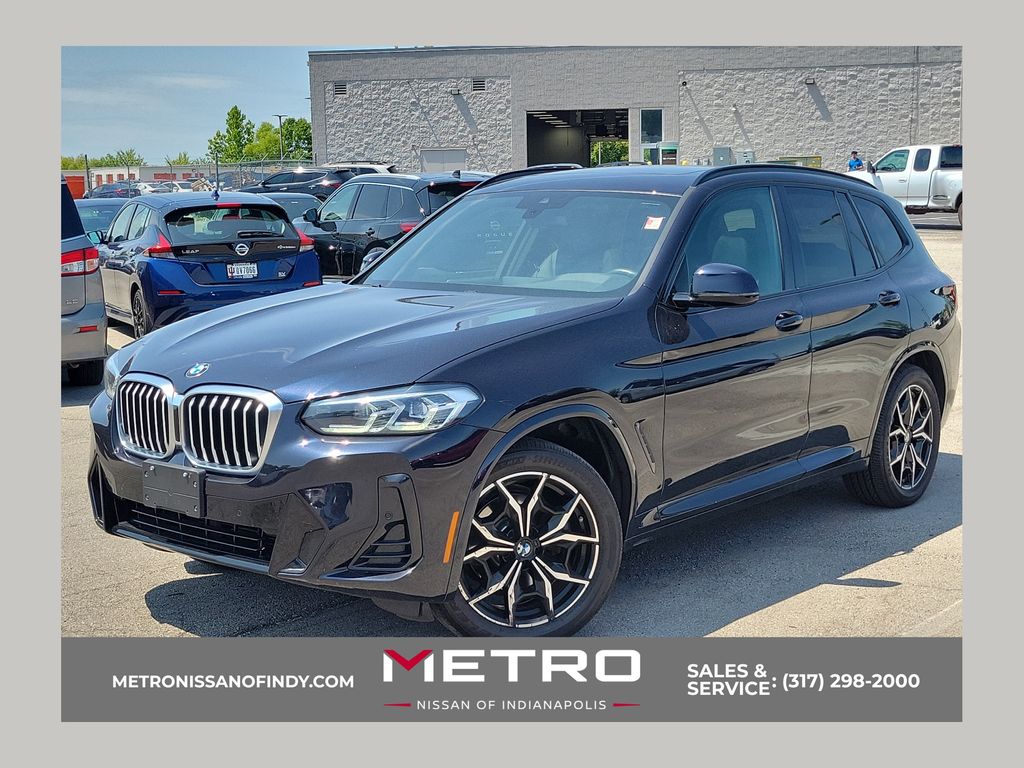 Carbon Black Metallic 2022 BMW X3 SUV / Crossover All-Wheel Drive 8-Speed Automatic