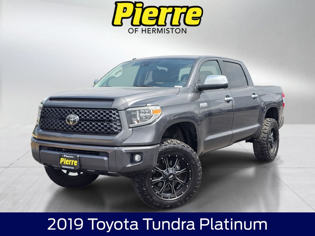 Magnetic Gray Metallic 2019 Toyota Tundra Pickup Truck Four-Wheel Drive 6-Speed Automatic