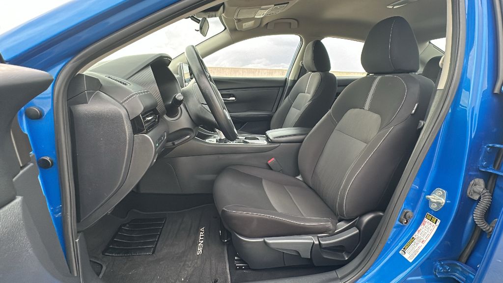 2025 Nissan Sentra SV Blue at South Houston Nissan