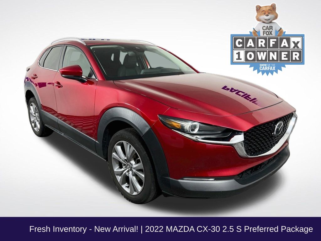 Soul Red Crystal Metallic 2022 Mazda CX-30 SUV / Crossover All-Wheel Drive 6-Speed Automatic