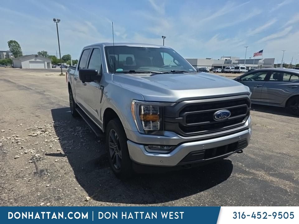 Silver Metallic 2023 Ford F-150 Pickup Truck Four-Wheel Drive Automatic